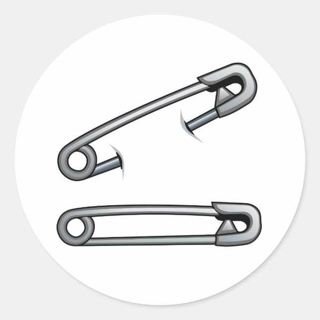 Pegatinas de pines de seguridad (Anverso)