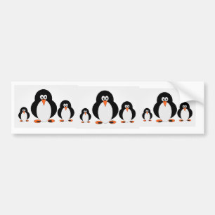 Pegatinas de Pingüinos Fijos