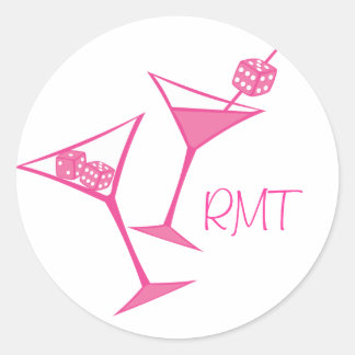PEGATINAS de PInk Dice Martini