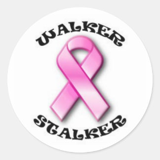 Pegatinas de Pink Ribbon Walker Stalker
