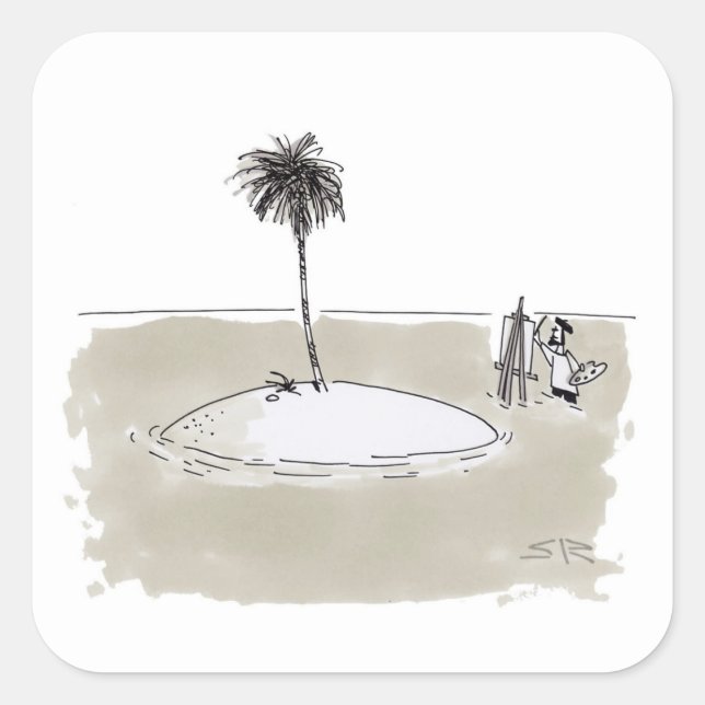 Pegatinas de pintores abandonados (Anverso)