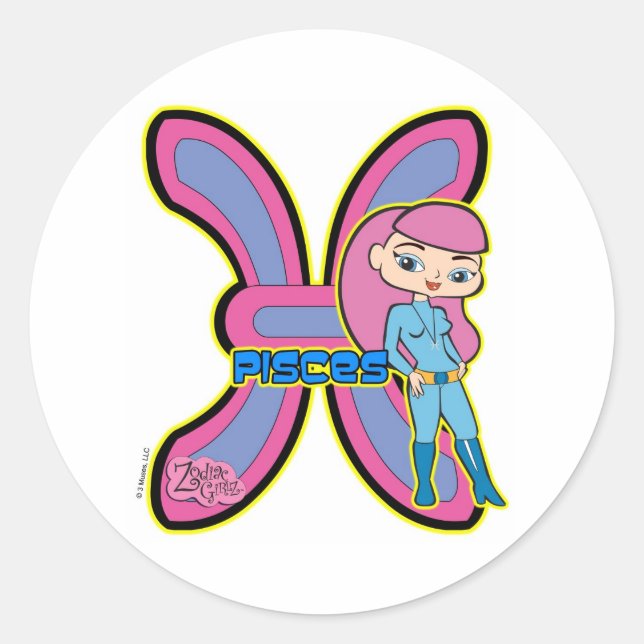 Pegatinas de Pisces (Anverso)