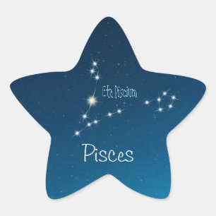 Pegatinas de Pisces Constellation