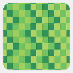 Pegatinas de píxeles verdes - Personalice con su t