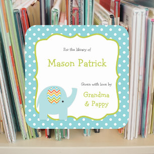 Pegatinas de planchas de libros de Elephant First 