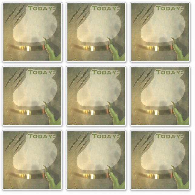 Pegatinas de planeamiento de hoy Libro de Crapbook (Anverso)