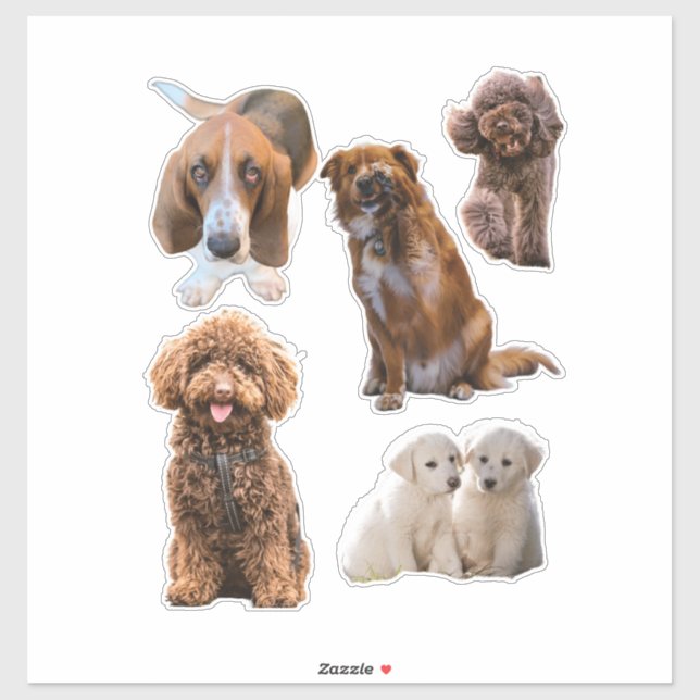 Pegatinas de Planificador de Perros (Hoja)
