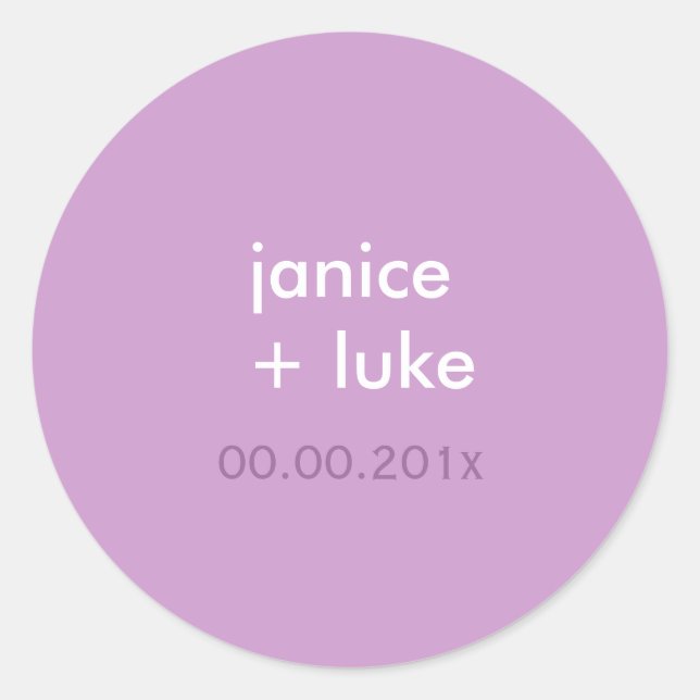 Pegatinas de plantilla fáciles/púrpura/lila/lavand (Anverso)