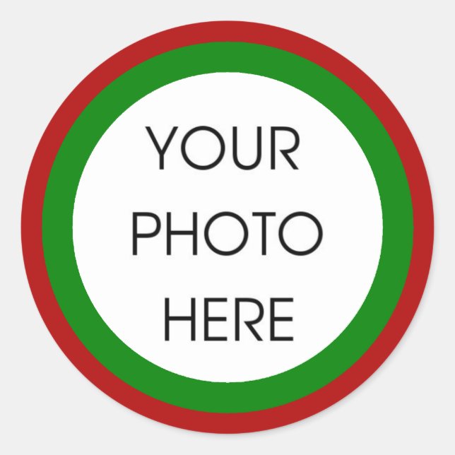 Pegatinas de plantillas de borde de navidades (Anverso)