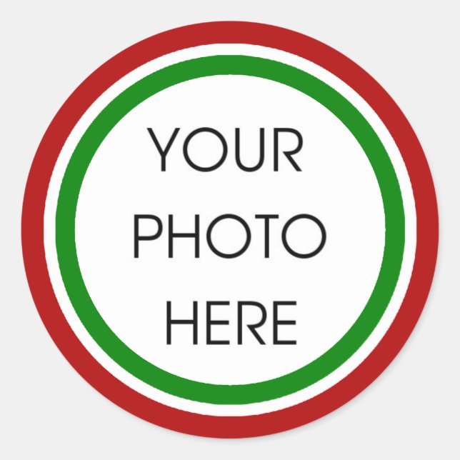 Pegatinas de plantillas de borde de navidades (Anverso)