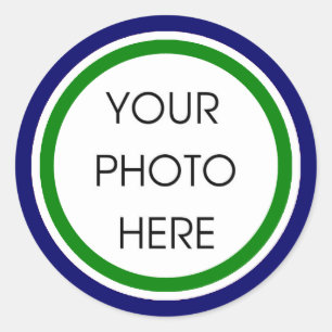 Pegatinas de plantillas verdes y azules