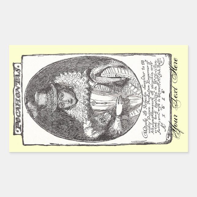 Pegatinas de Pocahontas (Anverso)