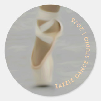 Pegatinas de Pointe Shoe Dance Studio con estilo p