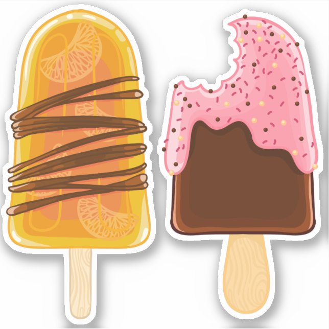 Pegatinas de Popsicle (Anverso)