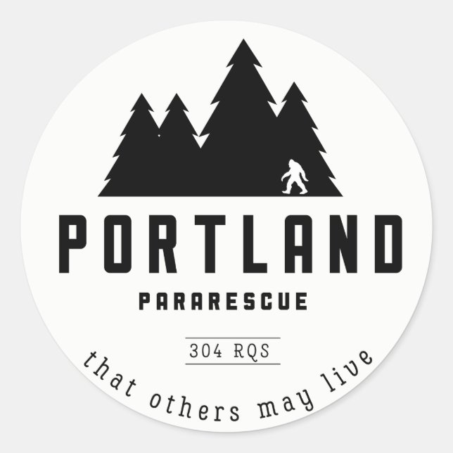Pegatinas de Portland Pararescue (Anverso)