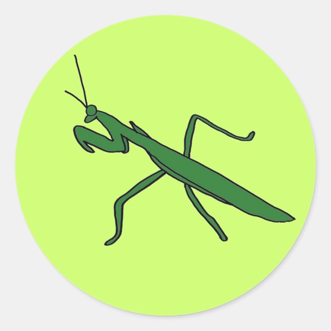 Pegatinas de Praying Mantis (Anverso)