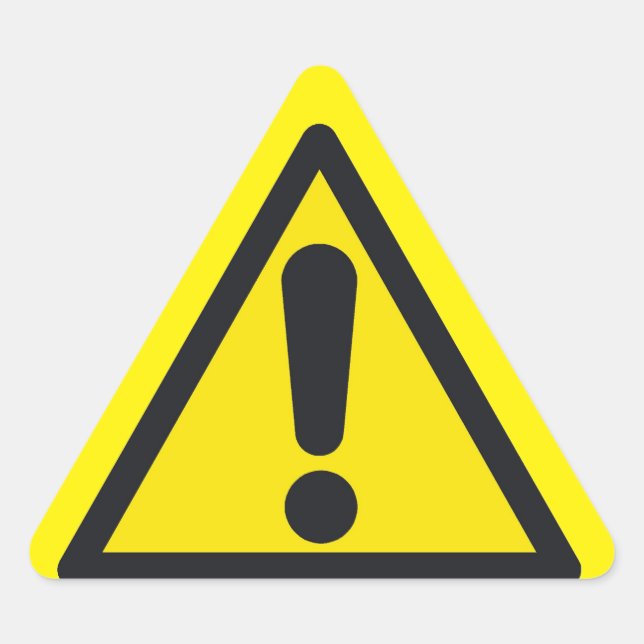 pegatinas de precaución por dalDesignNZ (hoja de 2 (Anverso)