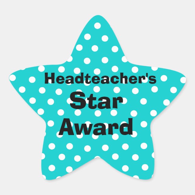 pegatinas de premio de estrellas de profesores de  (Anverso)