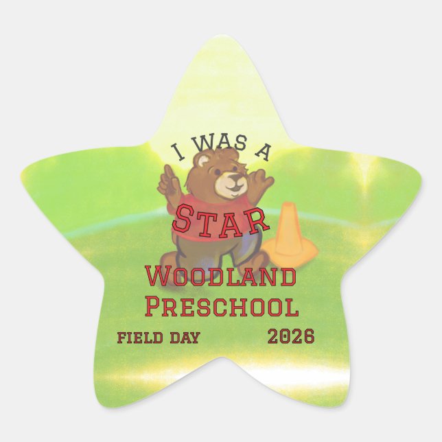 Pegatinas de premio para el día de campo (Anverso)