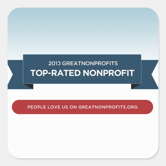 pegatinas de Premios GreatNonprofit 2013 (Anverso)