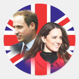 Pegatinas de Prince William & Kate Middleton