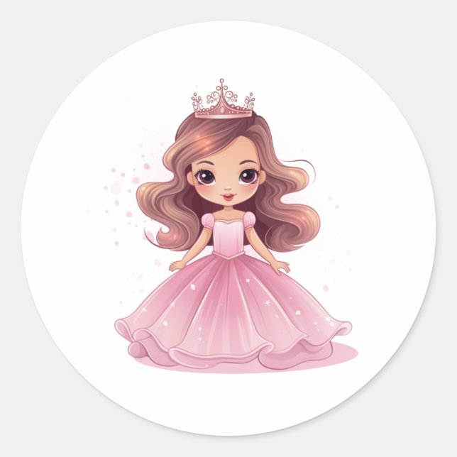 Pegatinas de Princesa (Anverso)