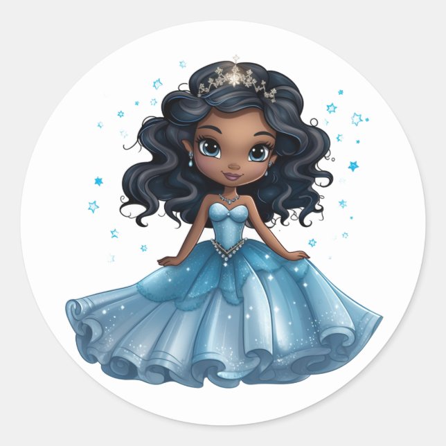 Pegatinas de Princesa (Anverso)