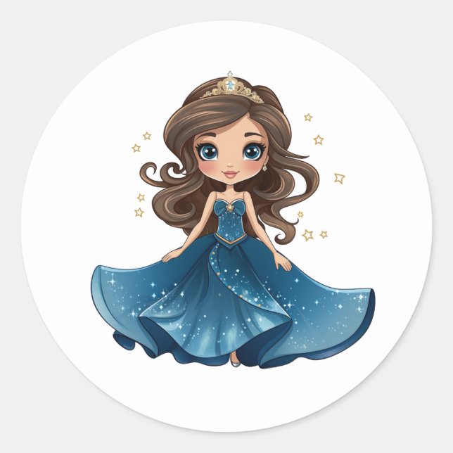 Pegatinas de Princesa (Anverso)