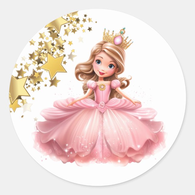 Pegatinas de Princesa (Anverso)
