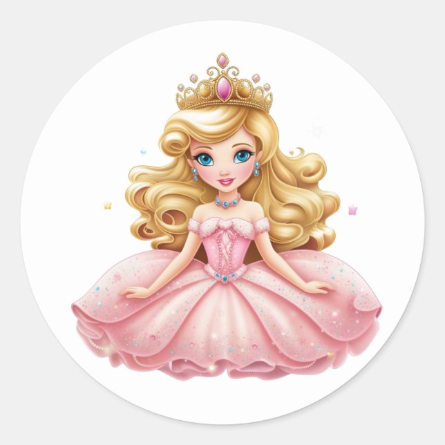 Pegatinas de Princesa (Anverso)