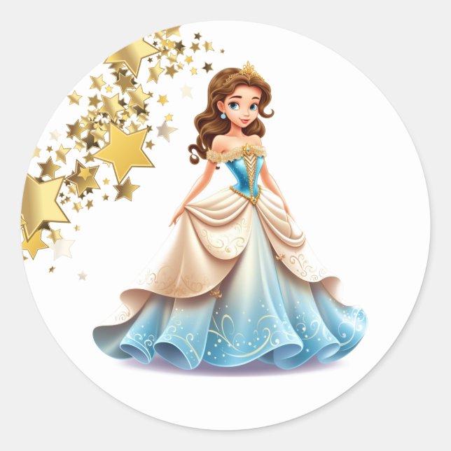Pegatinas de Princesa (Anverso)