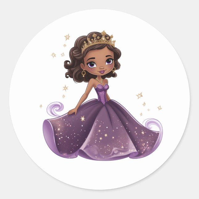 Pegatinas de Princesa (Anverso)