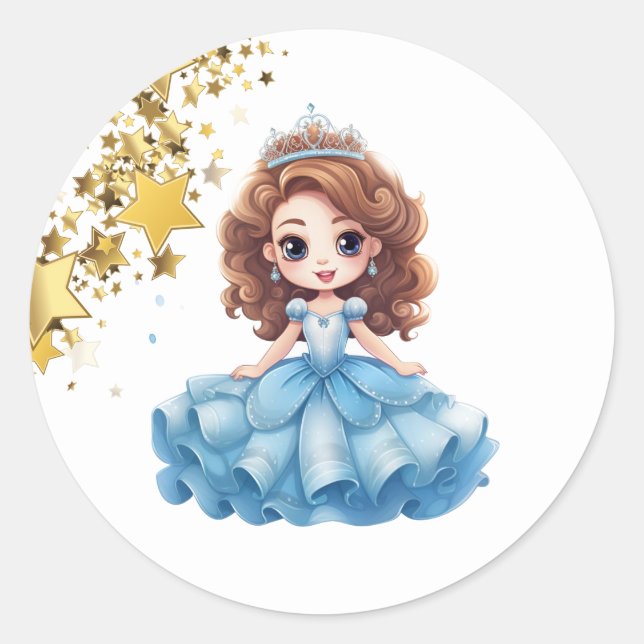 Pegatinas de Princesa (Anverso)