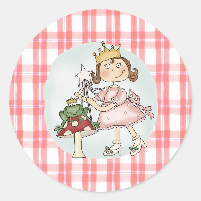 pegatinas de princesa tonta (Anverso)
