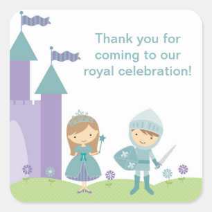 Pegatinas de Princesa y Caballero