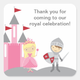 Pegatinas de Princesa y Caballero