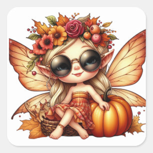 Pegatinas de productos lácteos de otoño