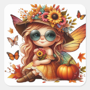 Pegatinas de productos lácteos de otoño