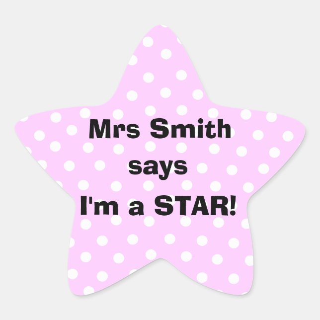 Pegatinas de profesores personalizables - soy una  (Anverso)