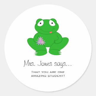 Pegatinas de profesores personalizados
