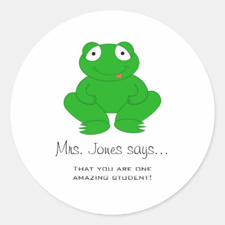 Pegatinas de profesores personalizados