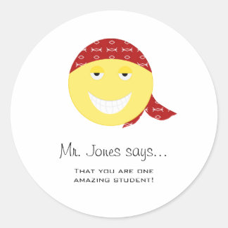 Pegatinas de profesores personalizados