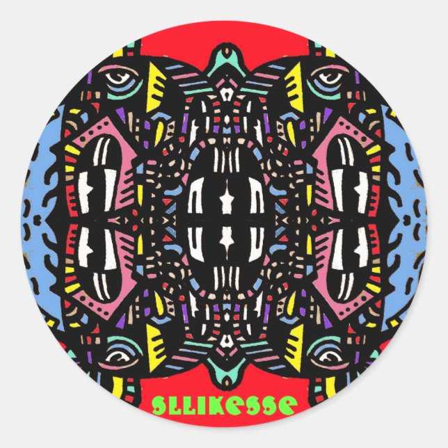 Pegatinas de promoción de Sllik (Anverso)