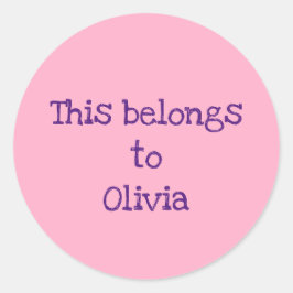 Pegatinas de propiedades personalizadas