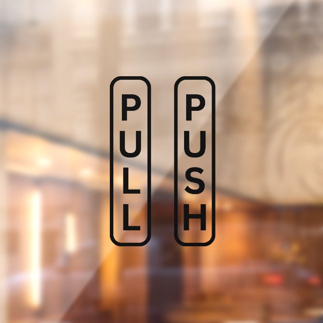 Pegatinas de PULL de PUSH para puerta, Decoración  (Hoja 2)