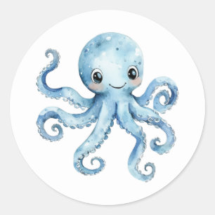 Pegatinas de Pulpo Adorables