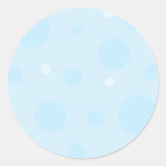 Pegatinas de puntos azules claros