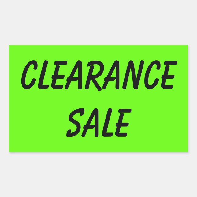 Pegatinas de puntos de precios minoristas (Anverso)