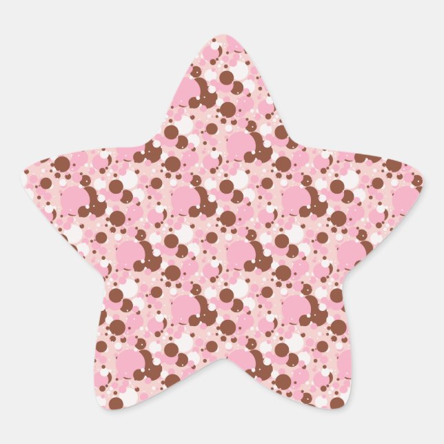 Pegatinas de puntos napolitanos 01-Lt-Pink-STAR (Anverso)
