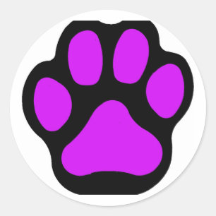 Pegatinas de Purple Paw